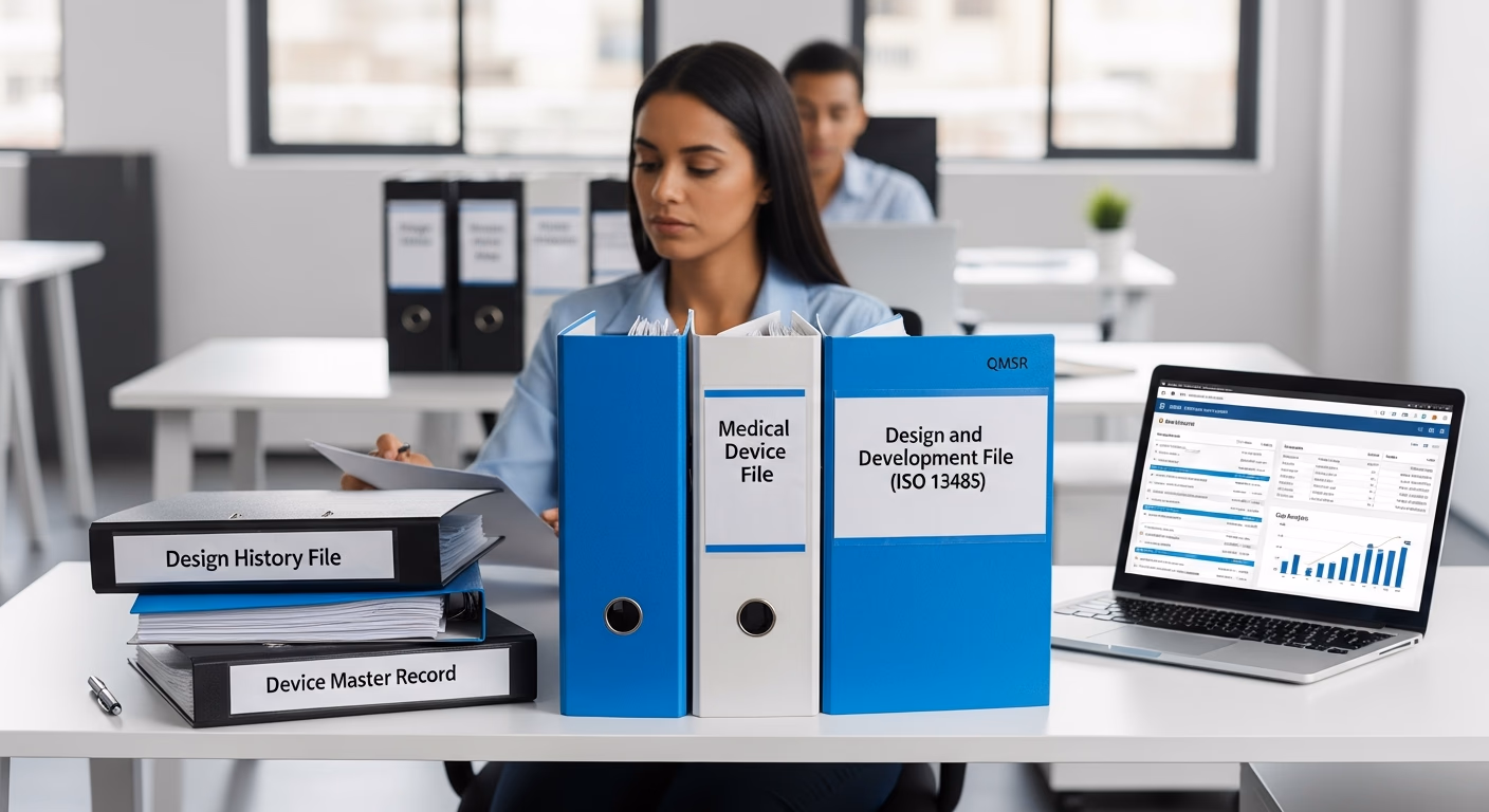 DHF Remediation: QMSR and Medical Device File Transition