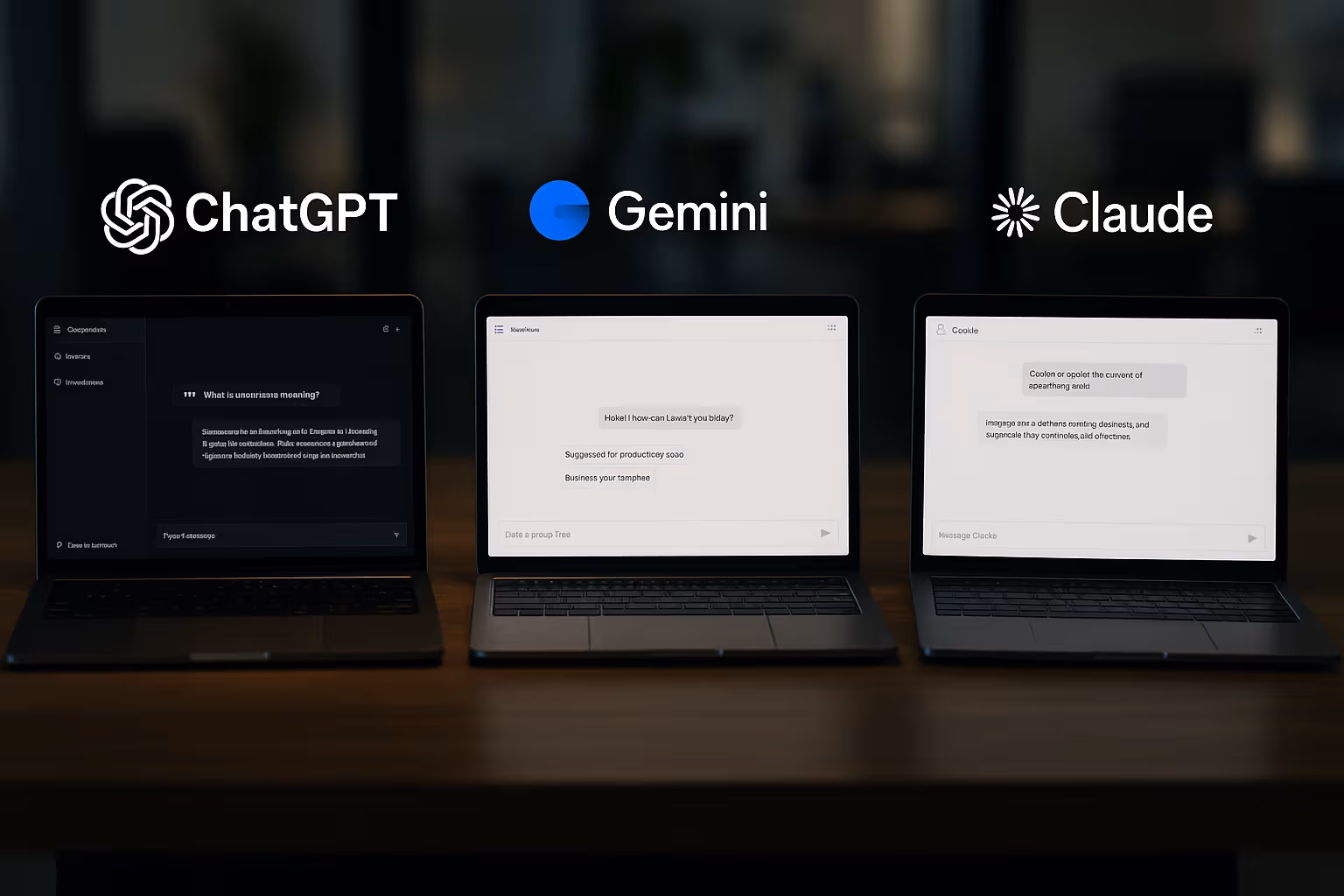 Comparing Conversational AI Tool User Interfaces 2025