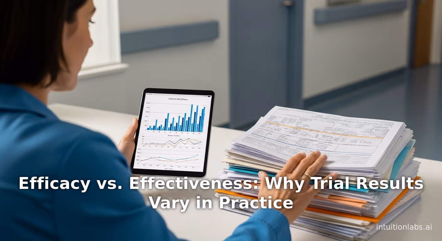 Efficacy vs. Effectiveness: Why Trial Results Vary in Practice