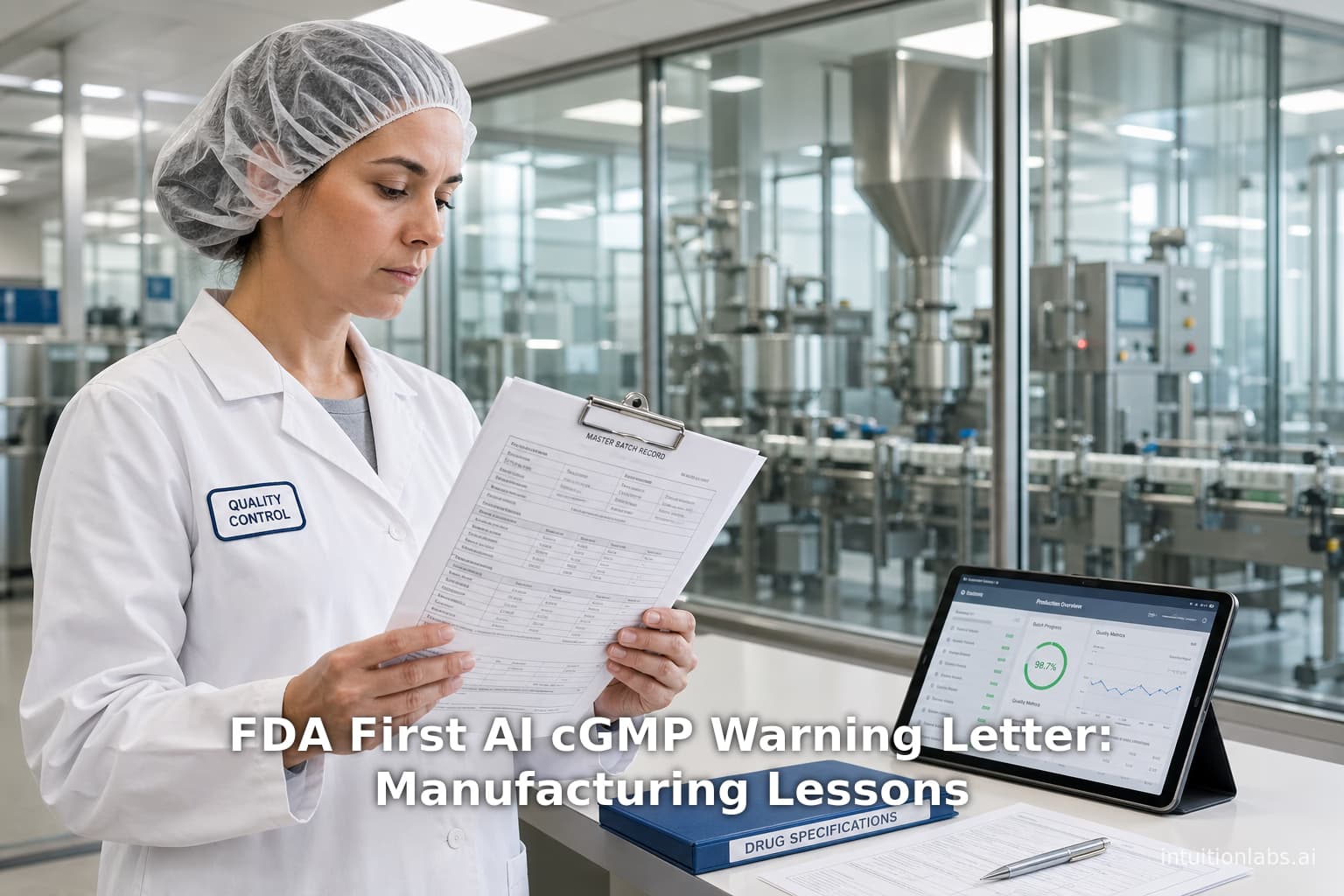 FDA First AI cGMP Warning Letter: Manufacturing Lessons