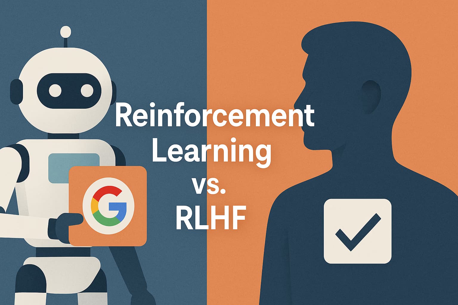 A Comparison of Reinforcement Learning (RL) and RLHF