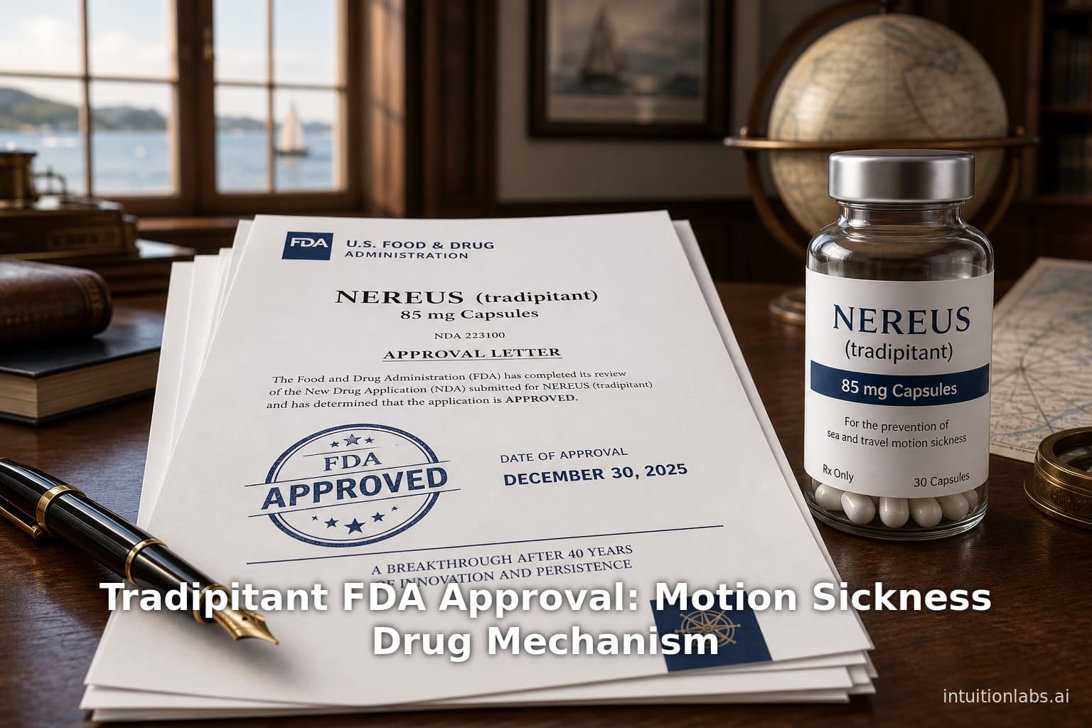 Tradipitant FDA Approval: Motion Sickness Drug Mechanism